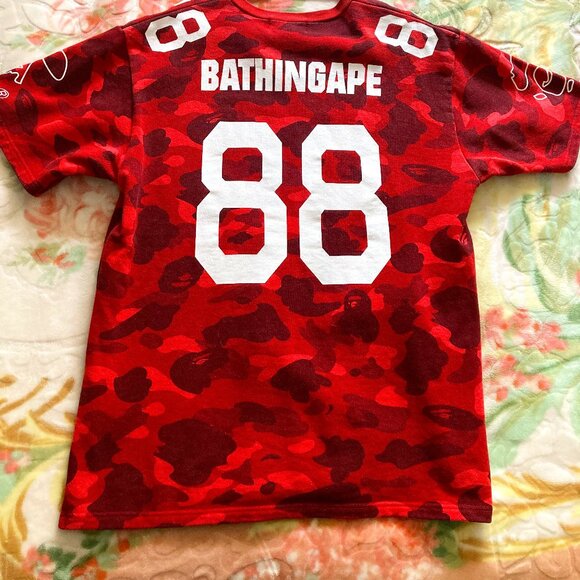 Bathing Ape Red Camo Jersey - Picture 1 of 6